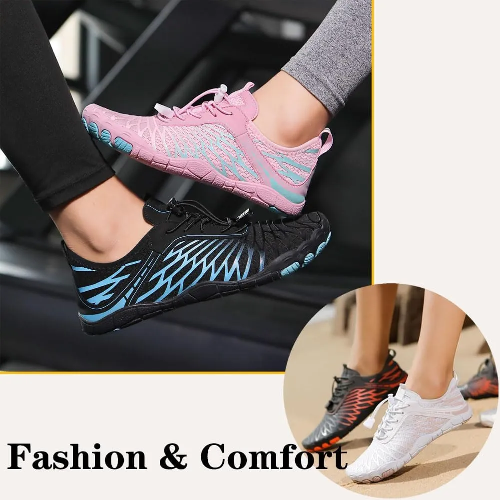 Grounded Barefoot Footwear for Women Men with Neuropathy, Hike Barefoot Shoes for Neuropathy, Wide Toe Box & Non-Slip