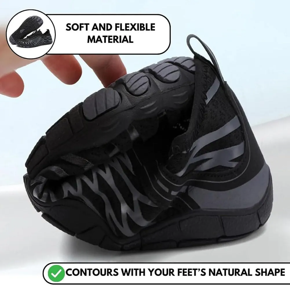 Grounded Barefoot Footwear for Women Men with Neuropathy, Hike Barefoot Shoes for Neuropathy, Wide Toe Box & Non-Slip
