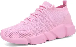 GSLMOLN Mens Womens Fashion Sneakers Unisex Slip on Ultra-Sock Knit Soft Sole Breathable Lightweight Casual Walking Shoes