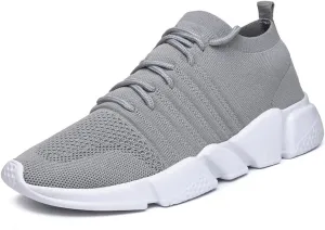 GSLMOLN Mens Womens Fashion Sneakers Unisex Slip on Ultra-Sock Knit Soft Sole Breathable Lightweight Casual Walking Shoes
