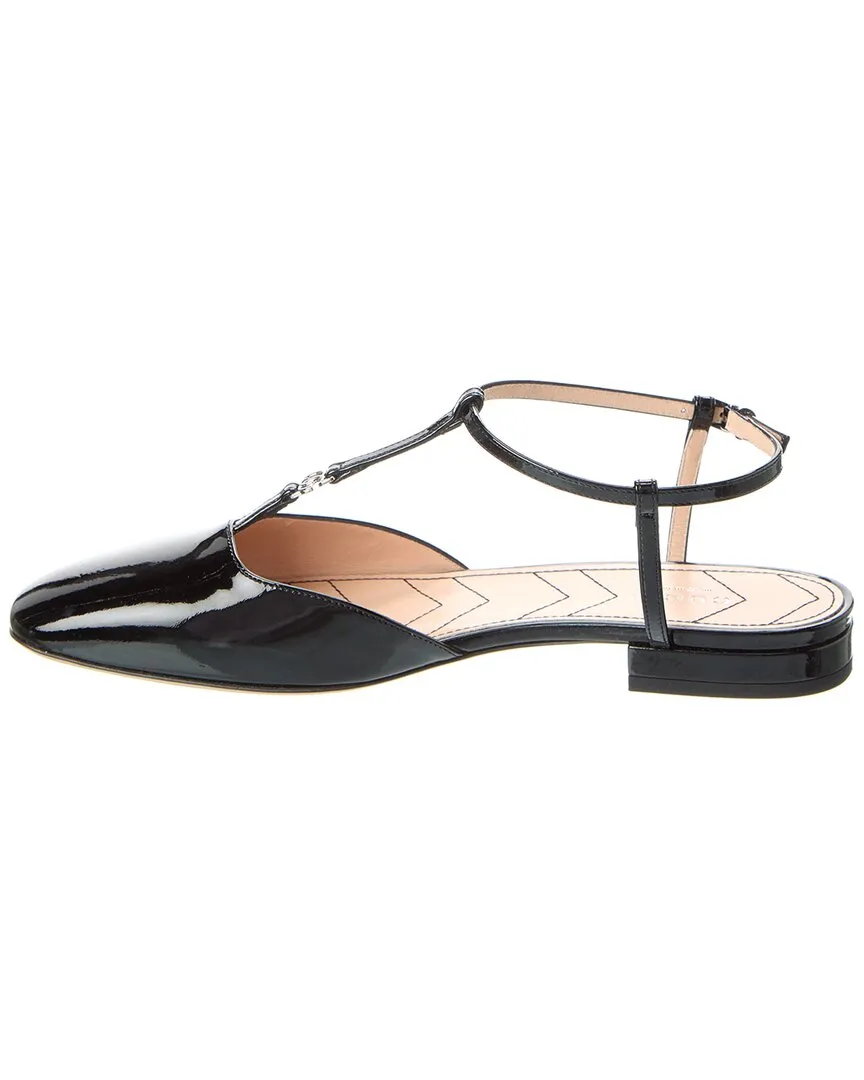 Gucci Double G Patent Ballet Flat