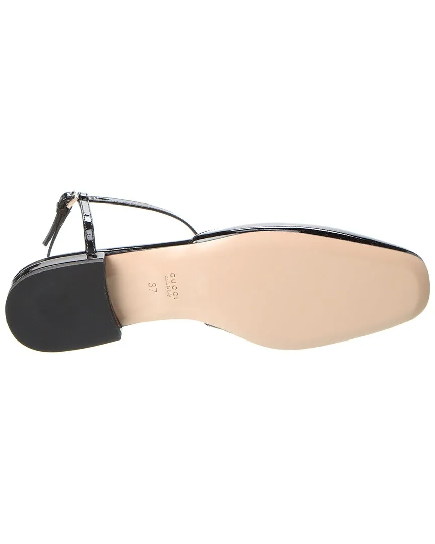 Gucci Double G Patent Ballet Flat