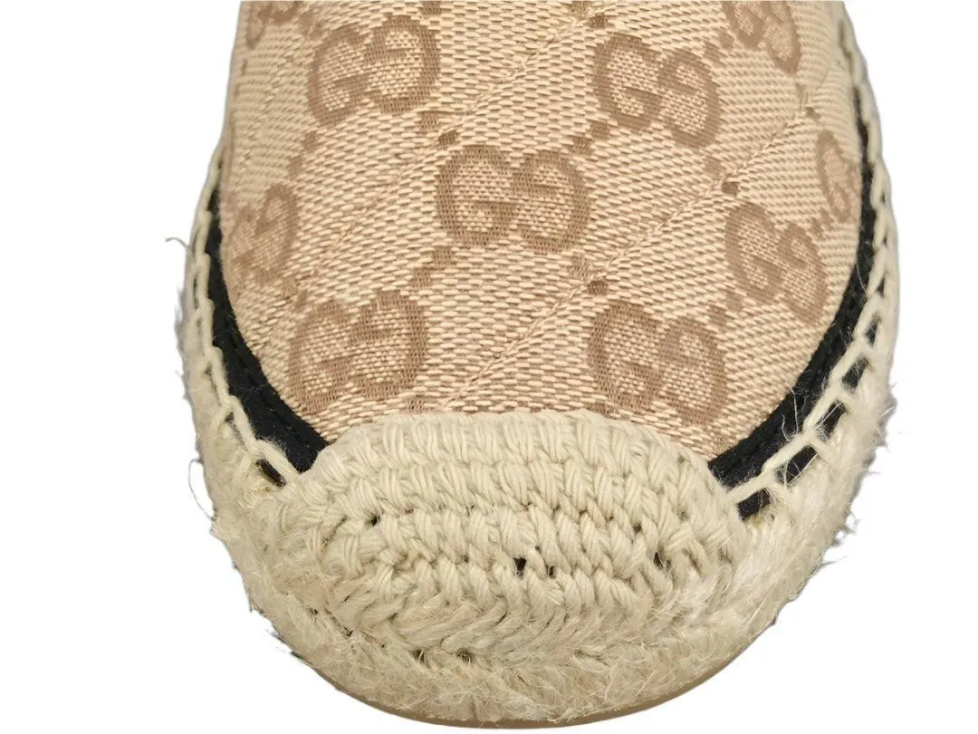 Gucci GG Matelassé Espadrille Marmont Flat Slip On