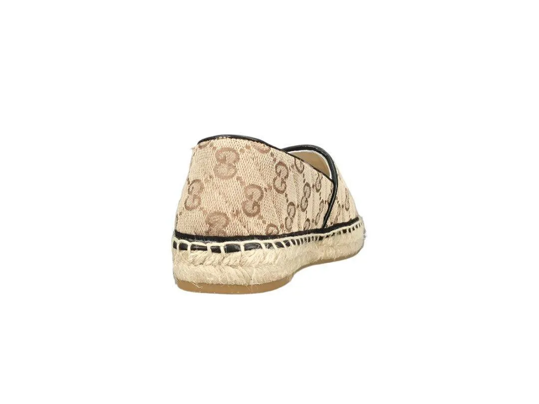 Gucci GG Matelassé Espadrille Marmont Flat Slip On