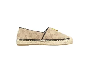 Gucci GG Matelassé Espadrille Marmont Flat Slip On