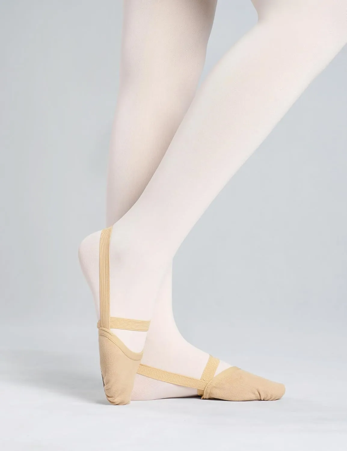Half Sole Dance Shoes, Elastic Canvas Soft Soled Shoes, Pirute Ballet Shoes, for Women/Men and Girls/Boys