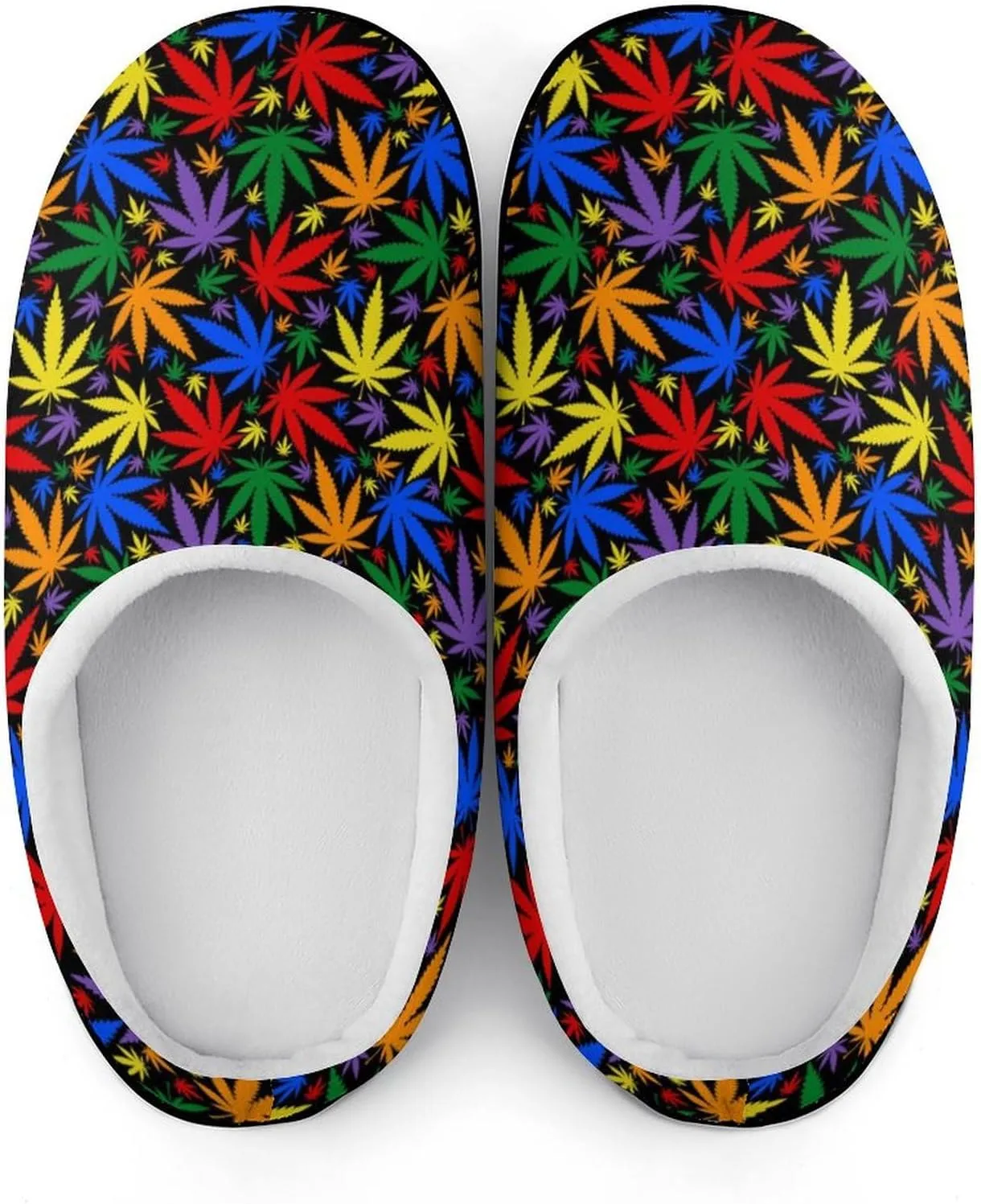 Halloween House Slippers For Woman Men Bedroom Slippers Indoor Outdoor Slip-On Shoes Non-Slip Sole Funny Fall Slippers