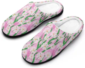 Halloween House Slippers For Woman Mens Memory Foam Bedroom Slippers Indoor Outdoor Slip-On Shoes Soft Fall Slippers