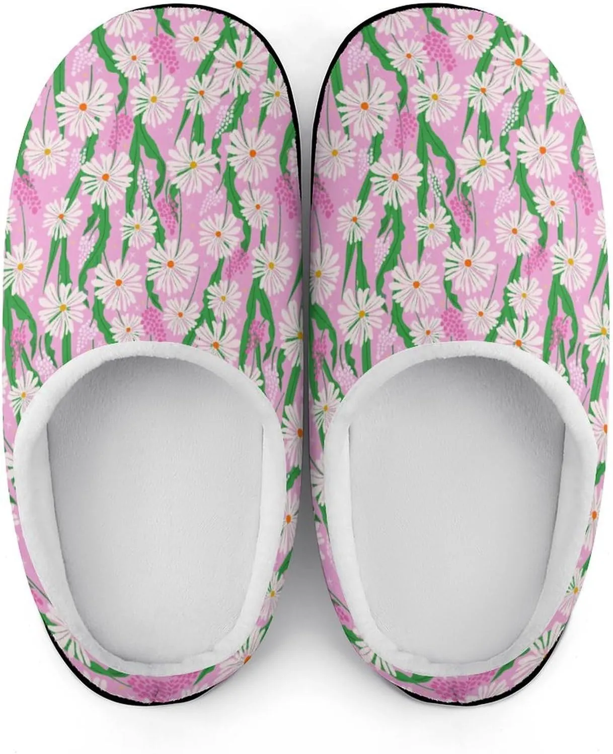 Halloween House Slippers For Woman Mens Memory Foam Bedroom Slippers Indoor Outdoor Slip-On Shoes Soft Fall Slippers