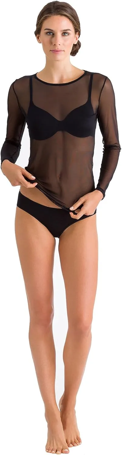 HANRO Women's Smooth Illusion Long Sleeve Shirt
