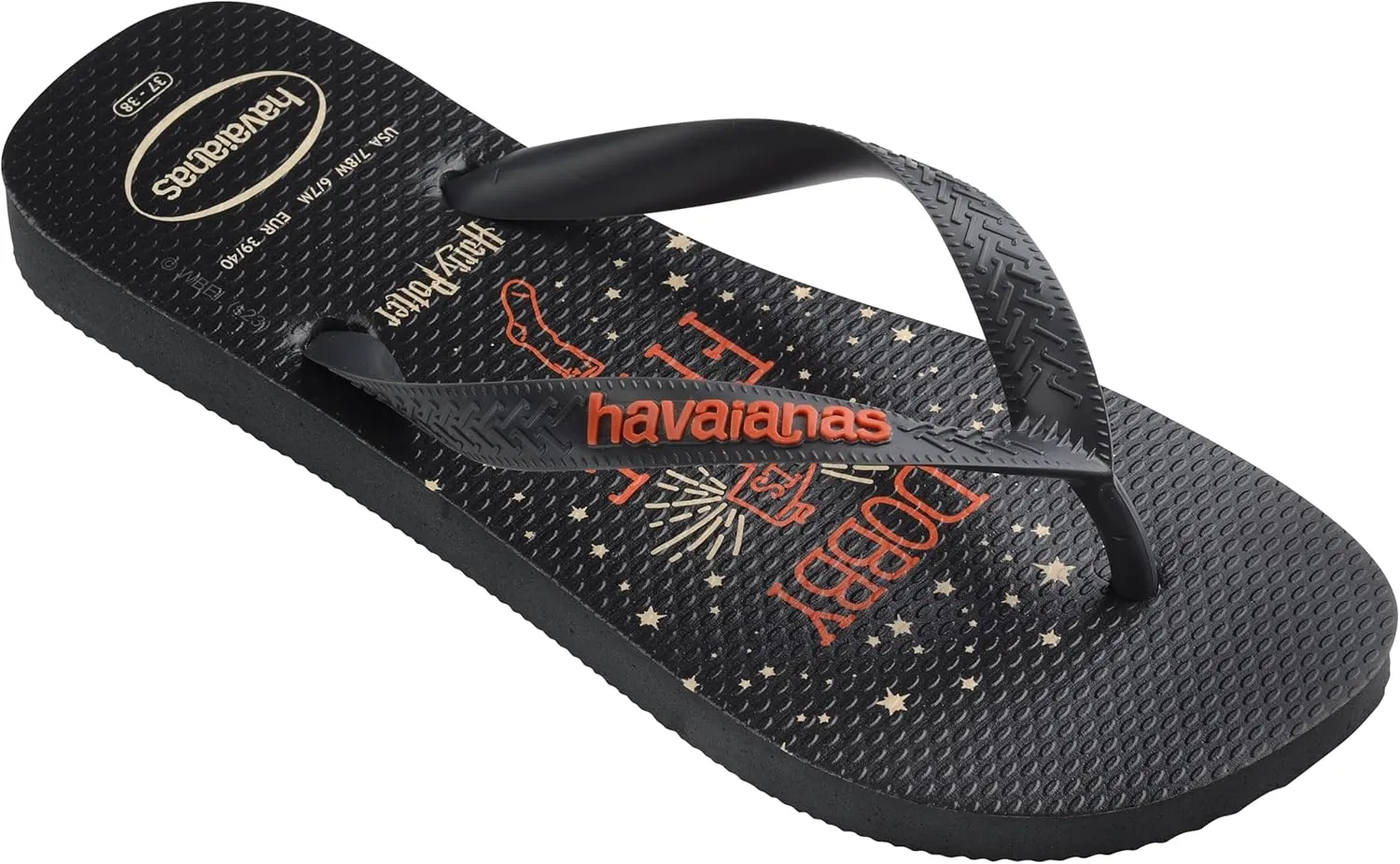 Havaianas - Harry Potter Unisex Adult Comfortable Durable Lightweight Flip Flops with Iconic Elements on Sole