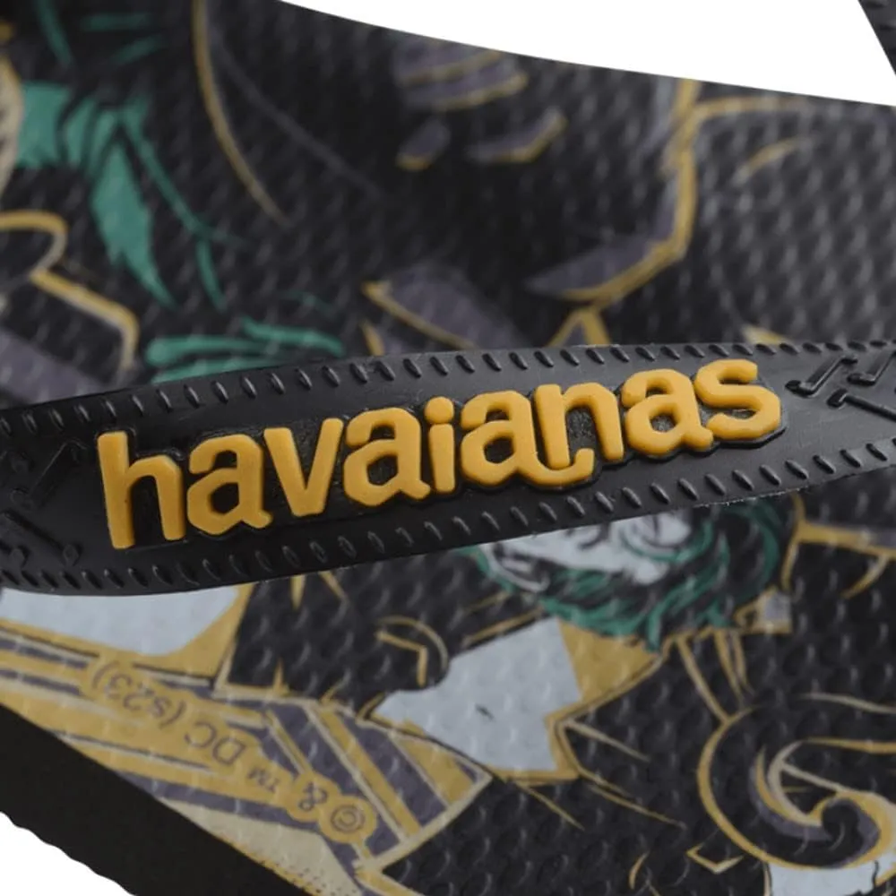 Havaianas - Top Heróis DC Comfortable, Robust and Lightweight Flip Flops with Hero and Villain Soles, Unisex Adult