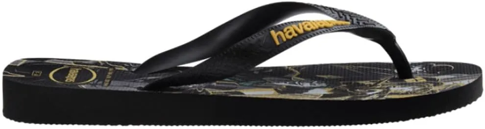 Havaianas - Top Heróis DC Comfortable, Robust and Lightweight Flip Flops with Hero and Villain Soles, Unisex Adult