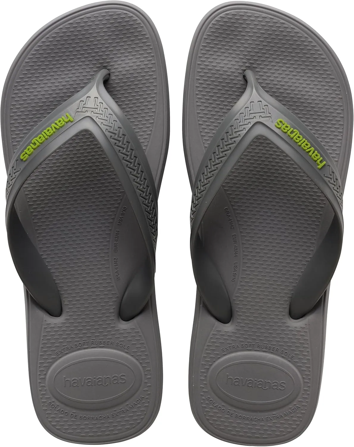Havaianas - Top Max Comfort, Stylish, Comfortable and Robust Flip Flops for Men, Stable and Functional Design, Anatomically Shaped and Non-Slip Sole