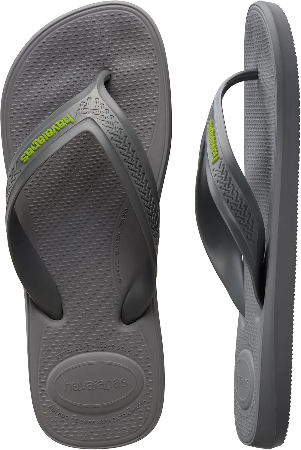 Havaianas - Top Max Comfort, Stylish, Comfortable and Robust Flip Flops for Men, Stable and Functional Design, Anatomically Shaped and Non-Slip Sole