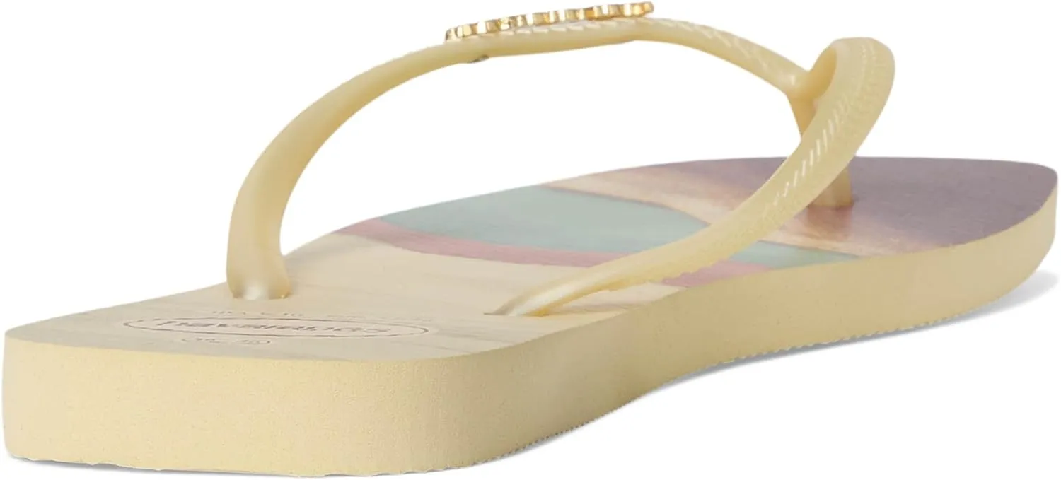 Havaianas Women's Slim Square Trendy Sandals Flip-Flop
