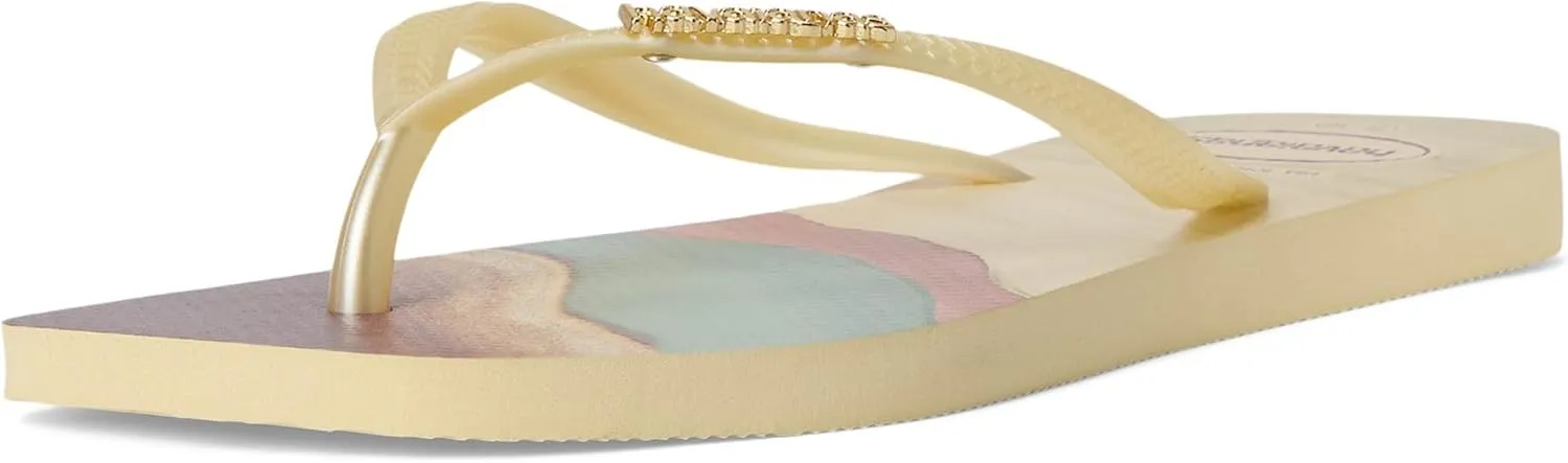 Havaianas Women's Slim Square Trendy Sandals Flip-Flop