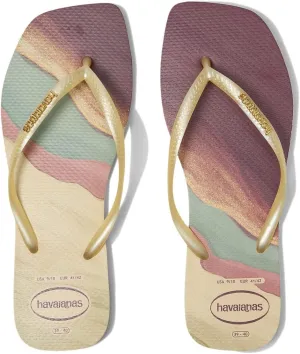 Havaianas Women's Slim Square Trendy Sandals Flip-Flop