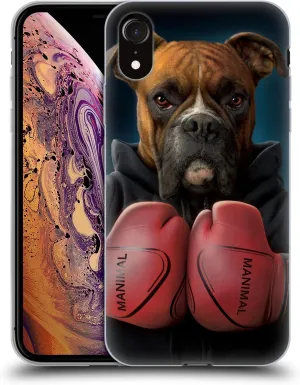 Head Case Designs Officially Licensed Vincent HIE Boxer Canidae Soft Gel Case Compatible with Apple iPhone XR