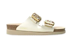 'Hester Twist' women's slide sandal - gold