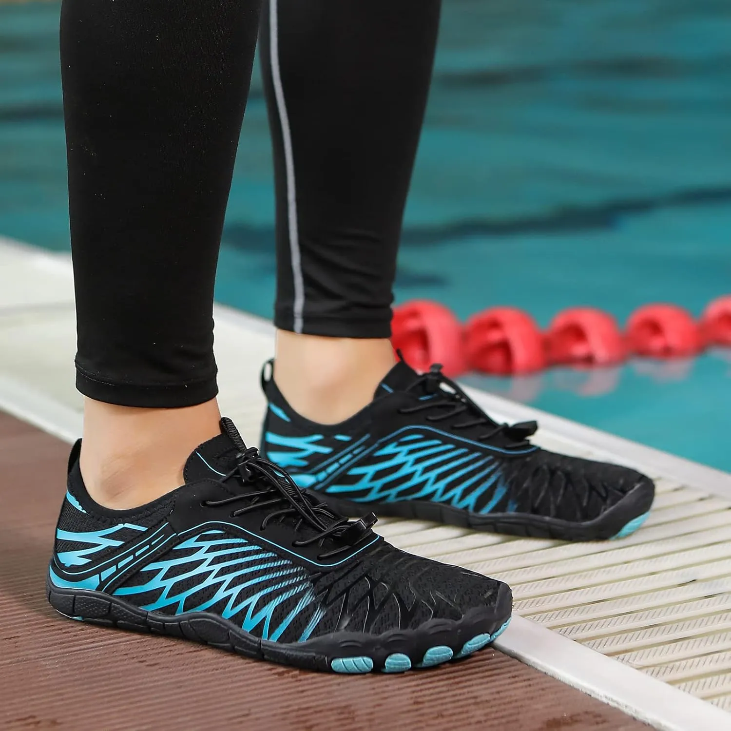 Hike Barefoot Shoes for Women Men Breathable & Non-Slip Athletic Footwear Wide Toe Water Shoes