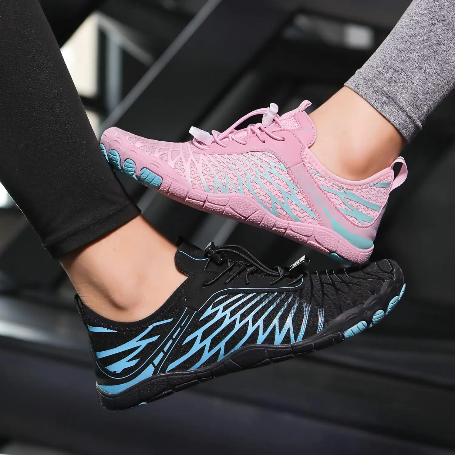 Hike Barefoot Shoes for Women Men Breathable & Non-Slip Athletic Footwear Wide Toe Water Shoes