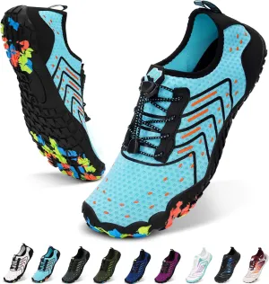 Hike Barefoot Water Shoes Women Men Footwear Wide Toe Quick-Dry Pro Barefoot Swim Beach Breathable Grounding Shoes Non-Slip Aqua Socks Shoe for Pool Walking Kayaking Hiking Surfing