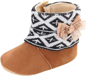 Hot High Tops Christmas Snowflake Print Shoe Baby Girls Boys Soft Booties Warm Snow Boots Infant Toddler Warming Shoes Baby Girl Sneakers 24 Months