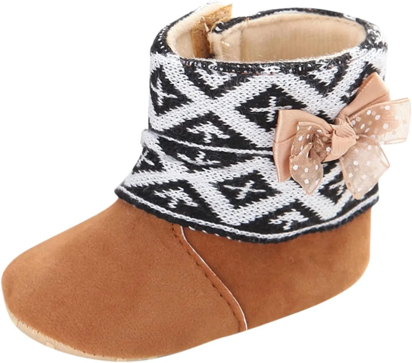 Hot High Tops Christmas Snowflake Print Shoe Baby Girls Boys Soft Booties Warm Snow Boots Infant Toddler Warming Shoes Baby Girl Sneakers 24 Months