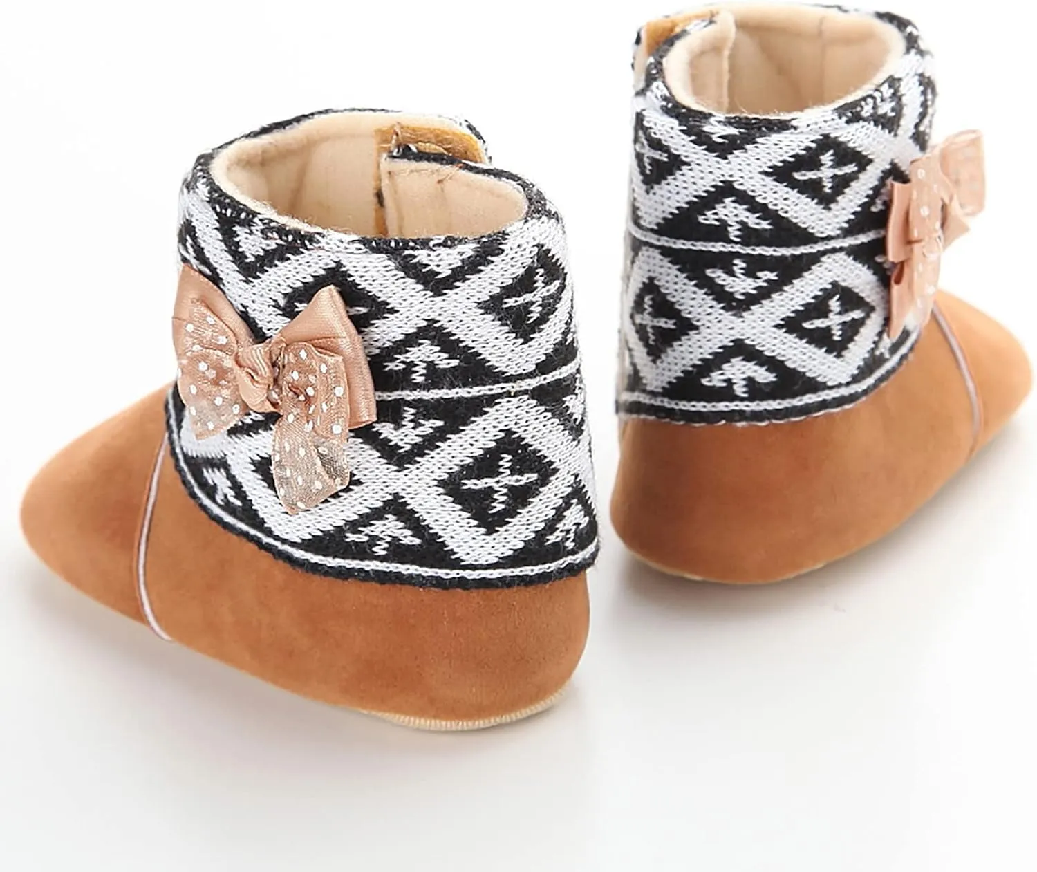 Hot High Tops Christmas Snowflake Print Shoe Baby Girls Boys Soft Booties Warm Snow Boots Infant Toddler Warming Shoes Baby Girl Sneakers 24 Months
