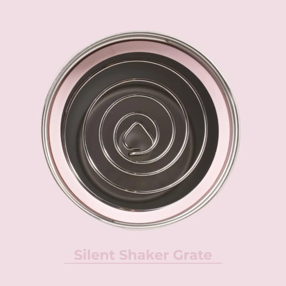 HydroJug 24 oz New Stainless Steel Shaker – Insulated, Leakproof, BPA-Free with Silent Mixing Grate – No Clumps, No Noise – Premium Shaker for Fitness, Sports & Everyday Use, Pink Sand