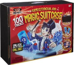 Ideal Magic Spectacular Magic Suitcase With 100 Tricks for Kids