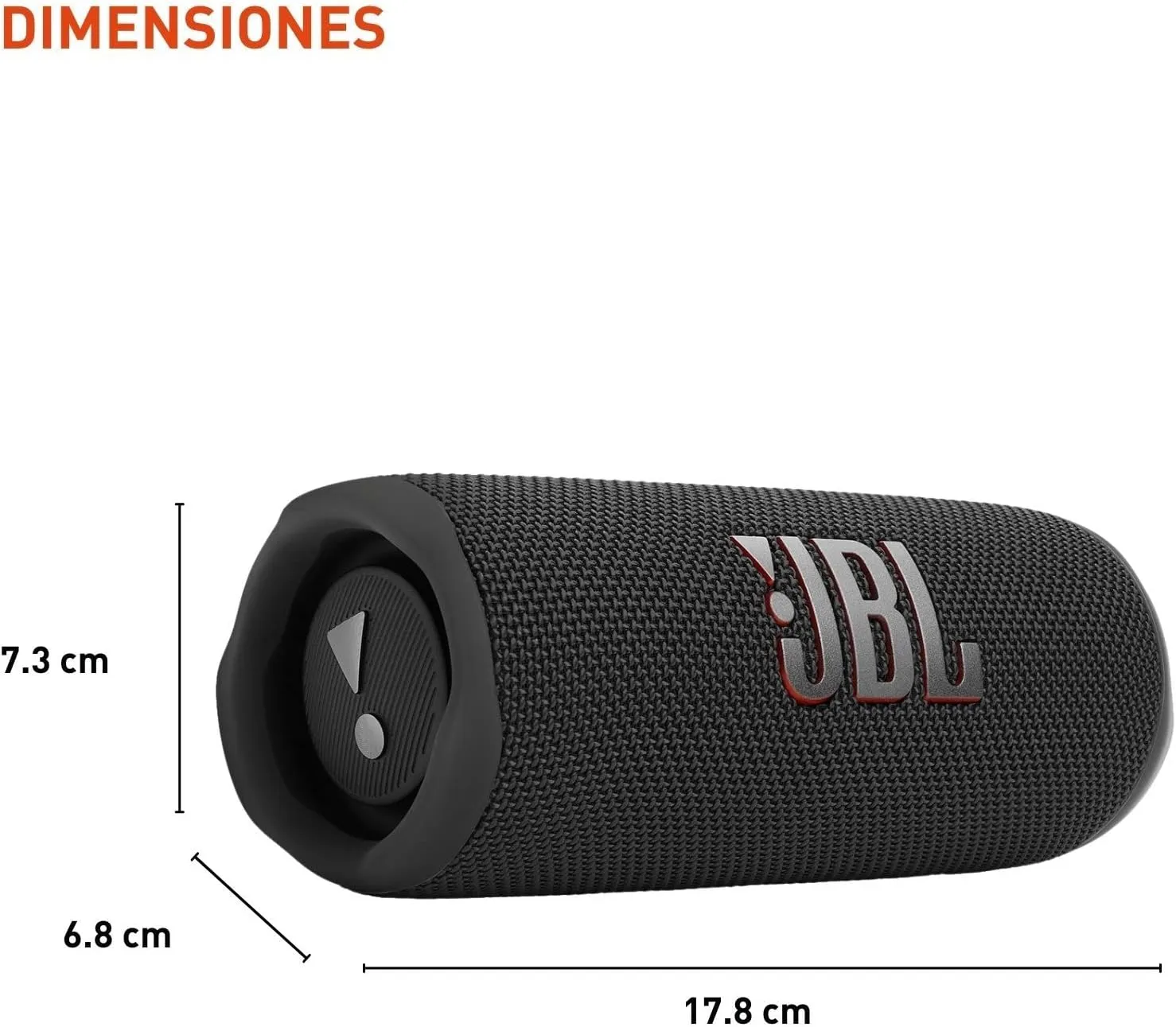 JBL FLIP 6 Portable Wireless Bluetooth Speaker Waterproof - Black (Renewed)