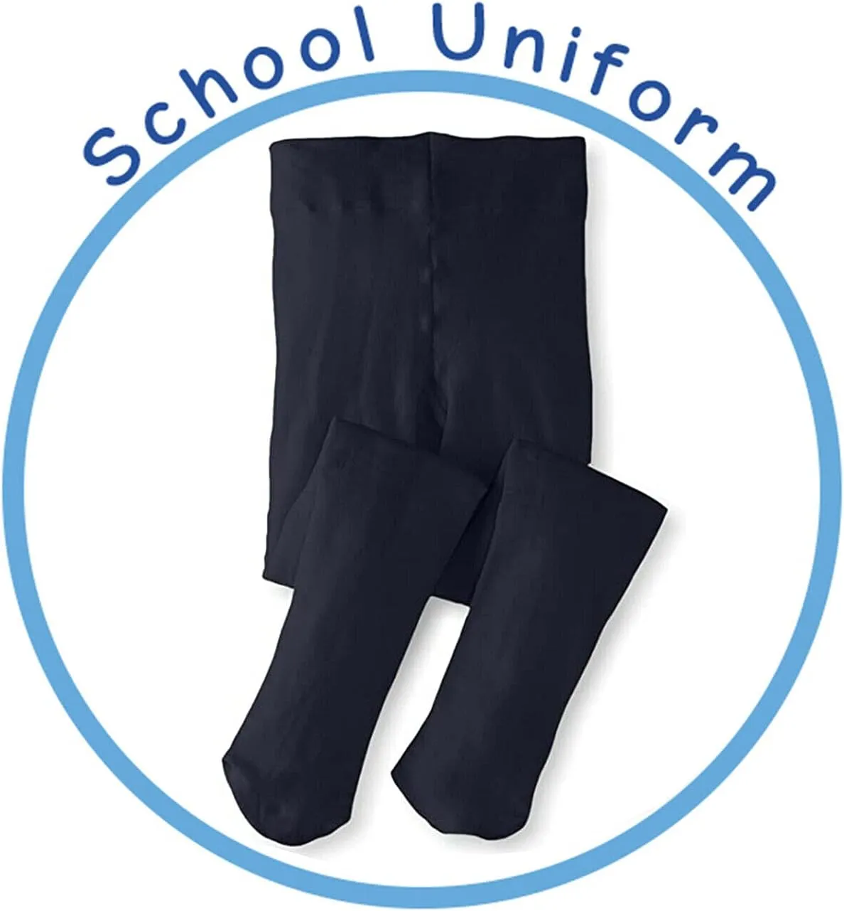 Jefferies Socks Girls School Uniform Nylon Tights 3 Pack