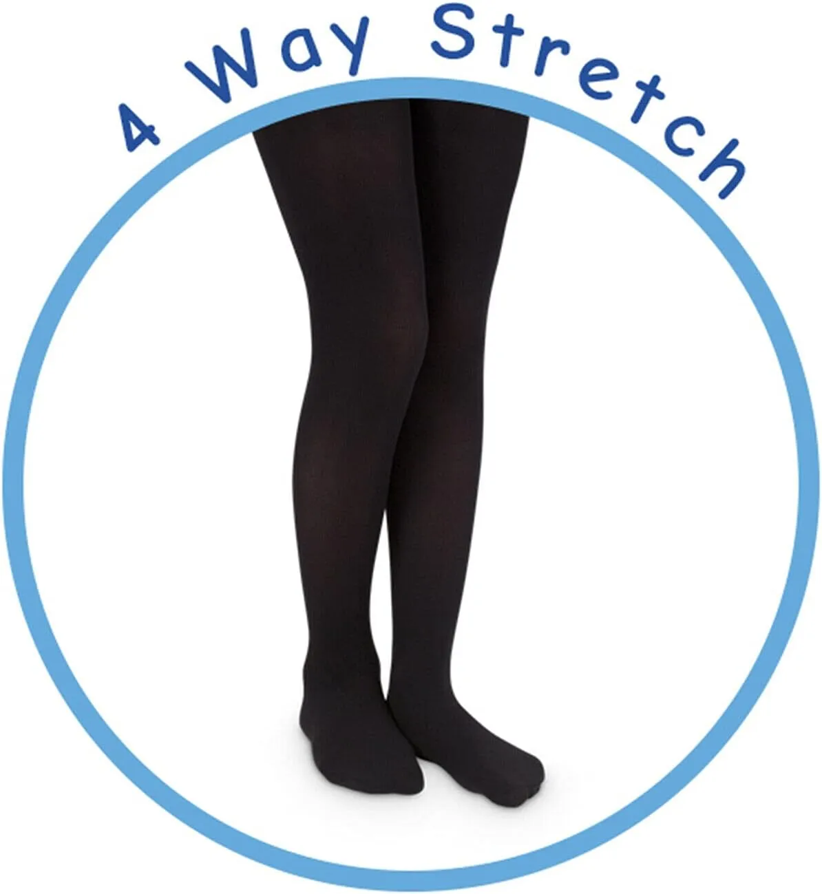 Jefferies Socks Girls School Uniform Nylon Tights 3 Pack