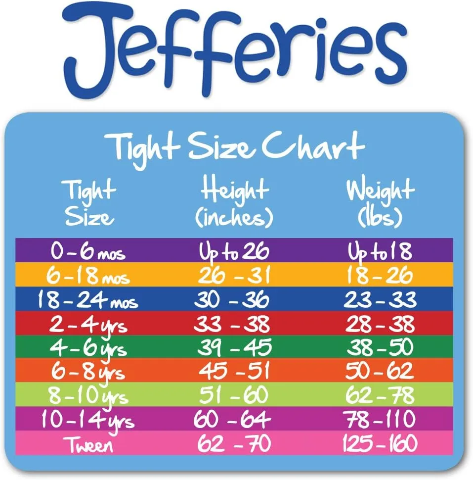 Jefferies Socks Girls' Smooth Tights (Pack of 3)