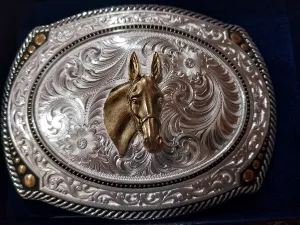 Jewelry - Montana Silversmiths - Buckle with Mule Head