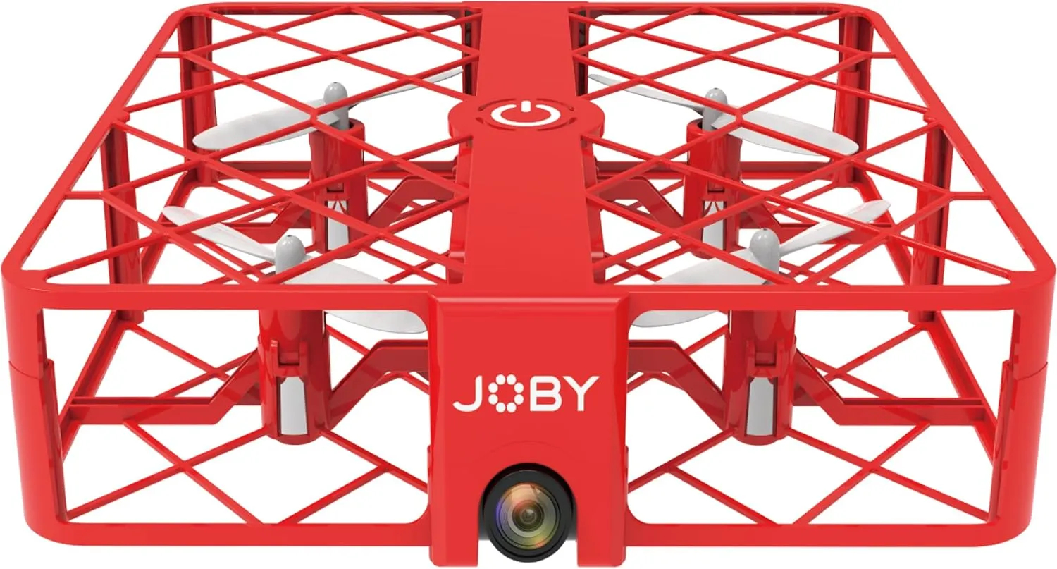 JOBY Fly X, Mini Drone with HD Camera, Enclosed Propellers Guard, 6-Axis GYRO, Emergency Landing, 360° flip, Up to 100 ft, 2 Batteries, compatible iPhone/Android, Fun Toys Gifts for Beginners (Drone)