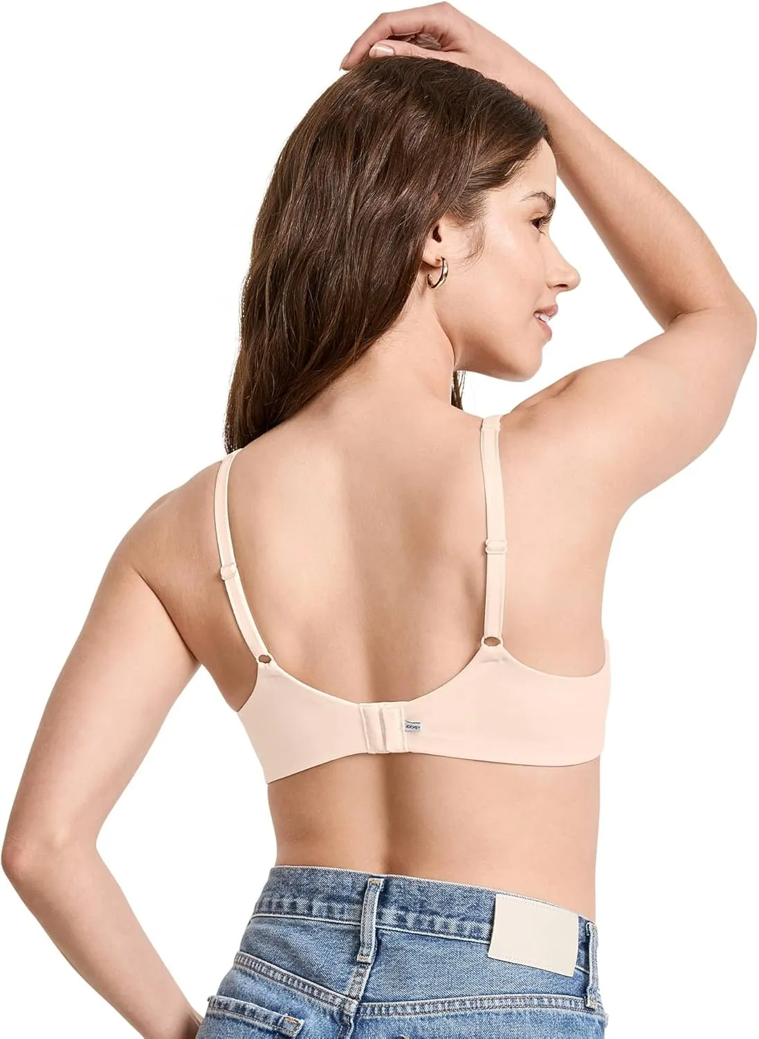 Jockey Women's Bra Smooth & Sleek Microfiber Full Coverage Wirefree Unlined T-Shirt Bra