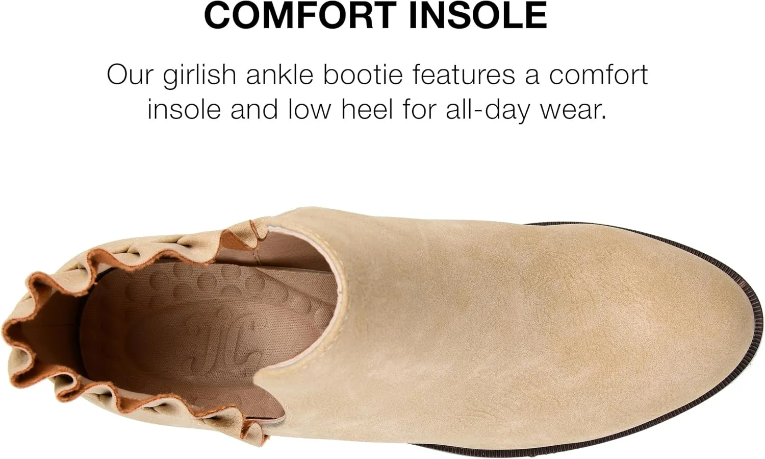 Journee Womens Lennie Tru Comfort Foam Slip On Stacked Heel Booties