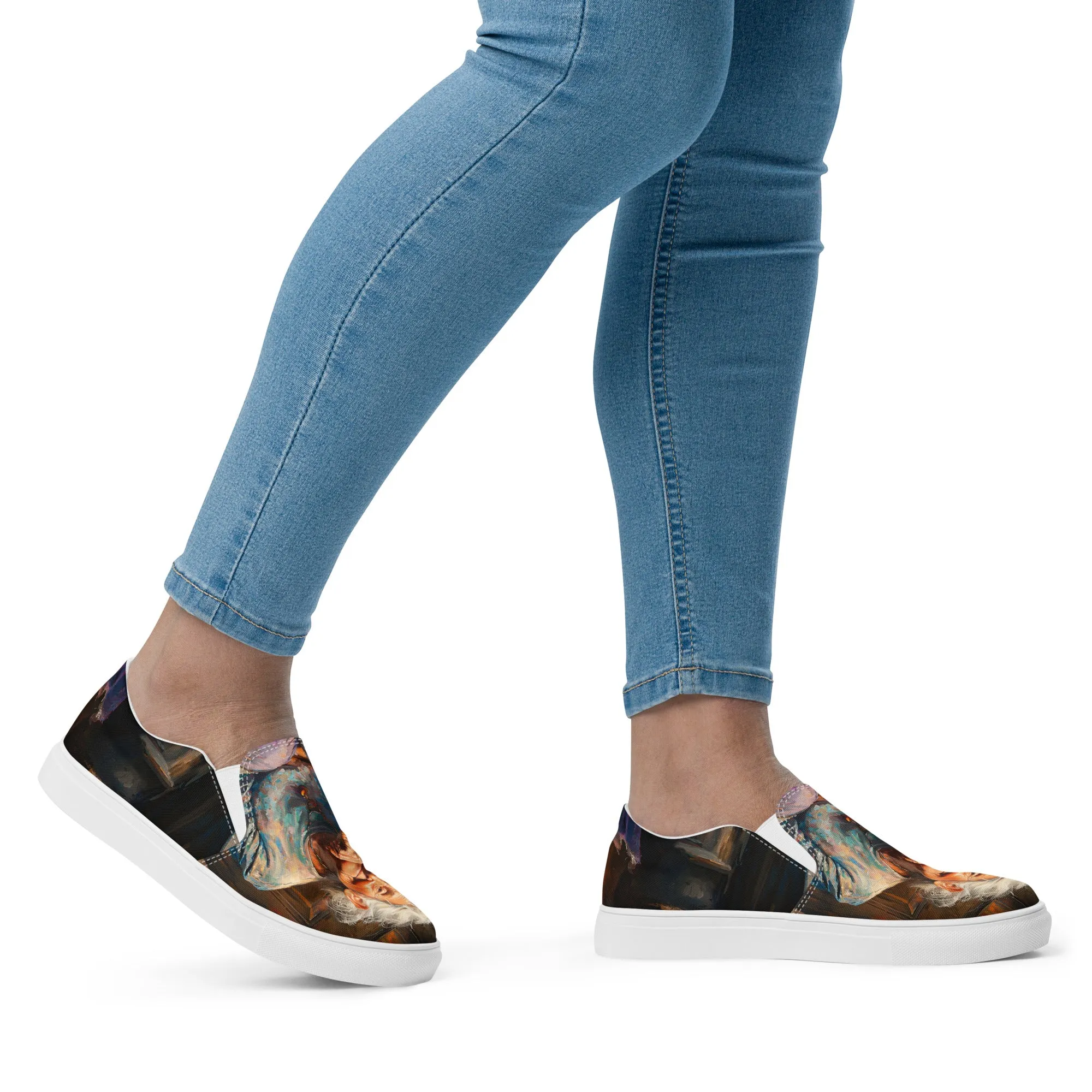 Joyful Struggle Women’s slip-on canvas shoes