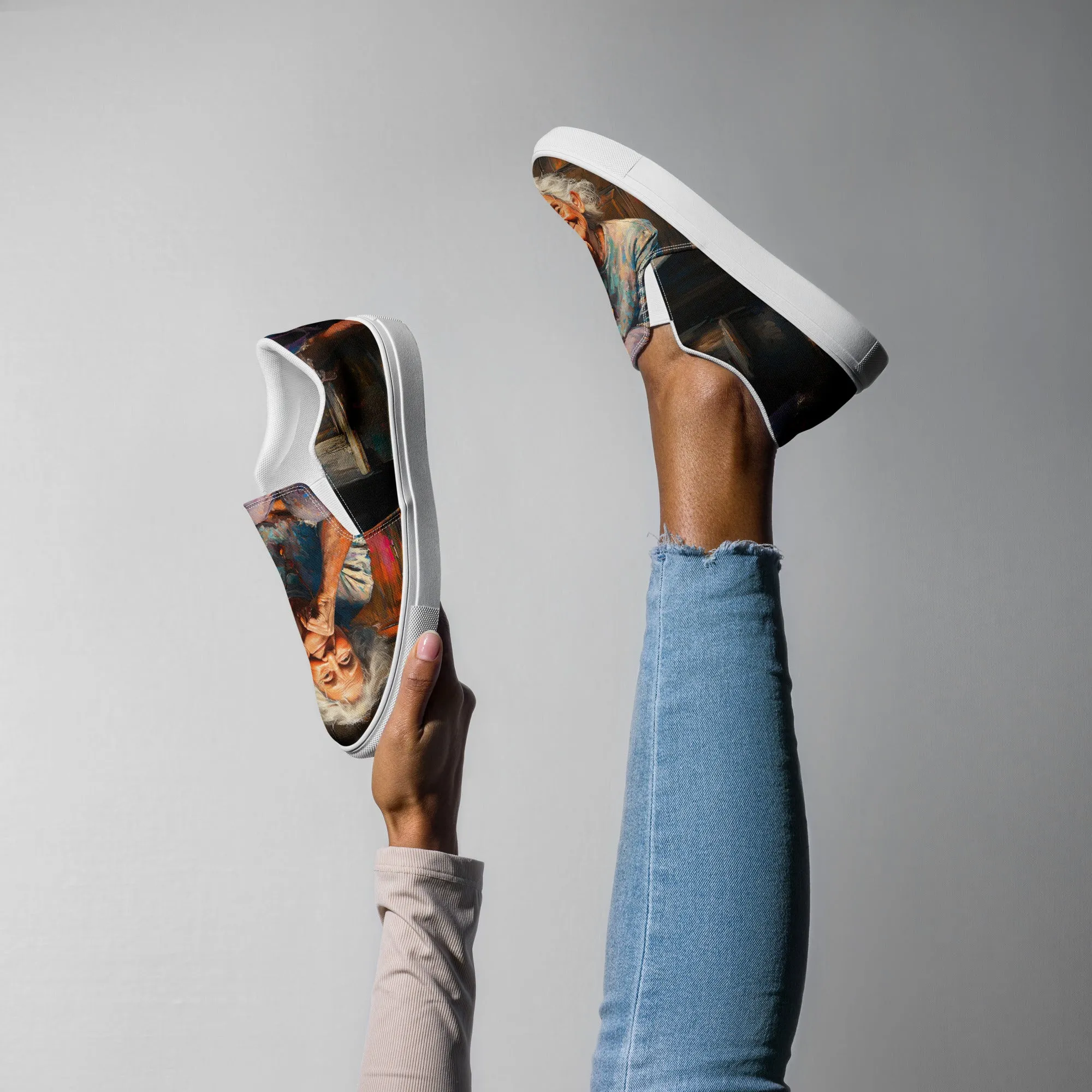 Joyful Struggle Women’s slip-on canvas shoes