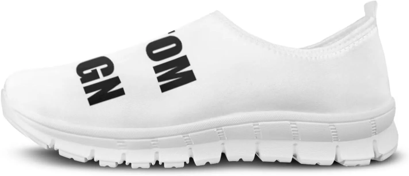 JoyLamoria Slip On Casual Sneakers Men Women Running Shoes Anti-Slip Trainers Lightweight Comfy Slip On Sneakers Shoes Wear
