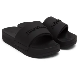 Juicy Couture BREANNA Rubber Women's Black Slides