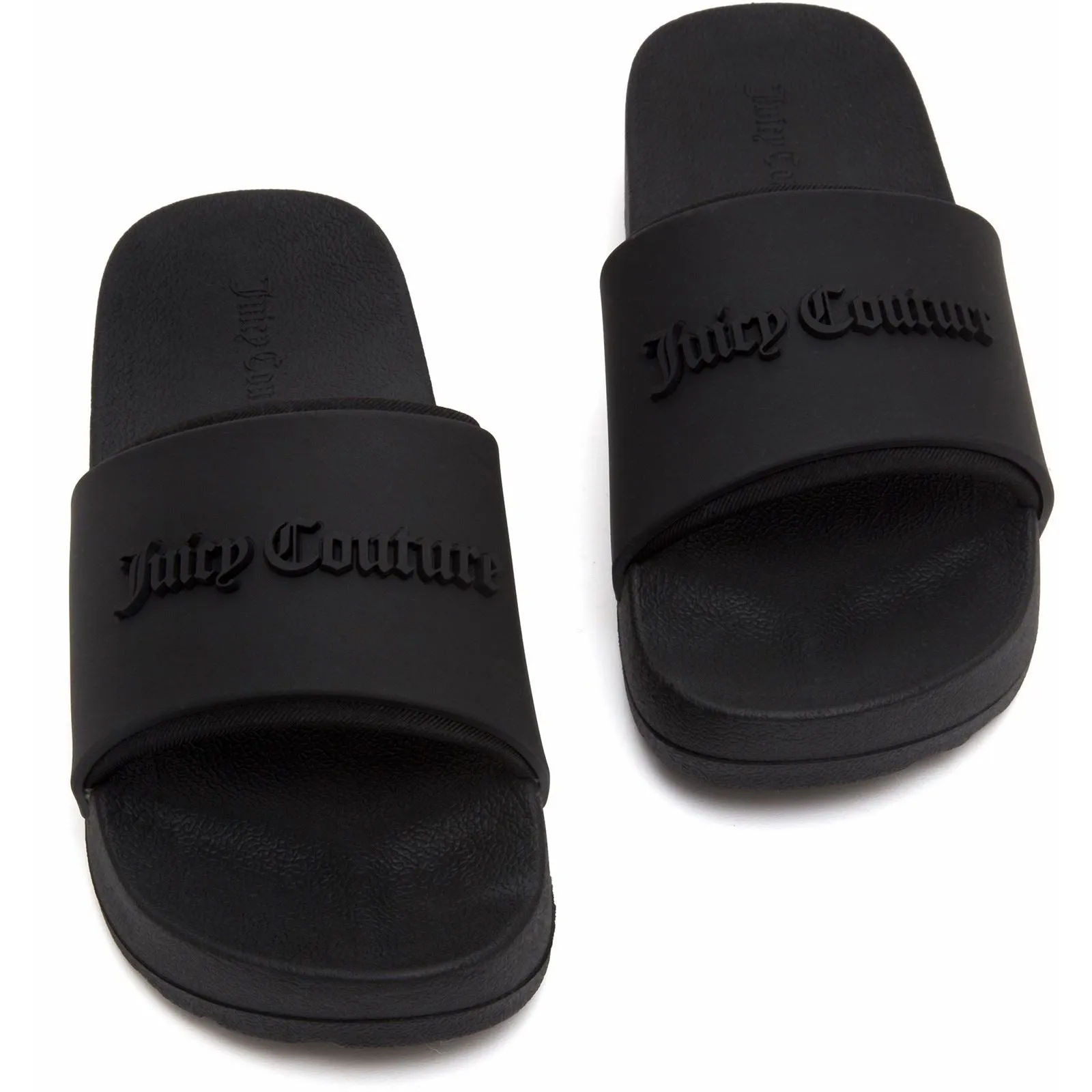 Juicy Couture BREANNA Rubber Women's Black Slides