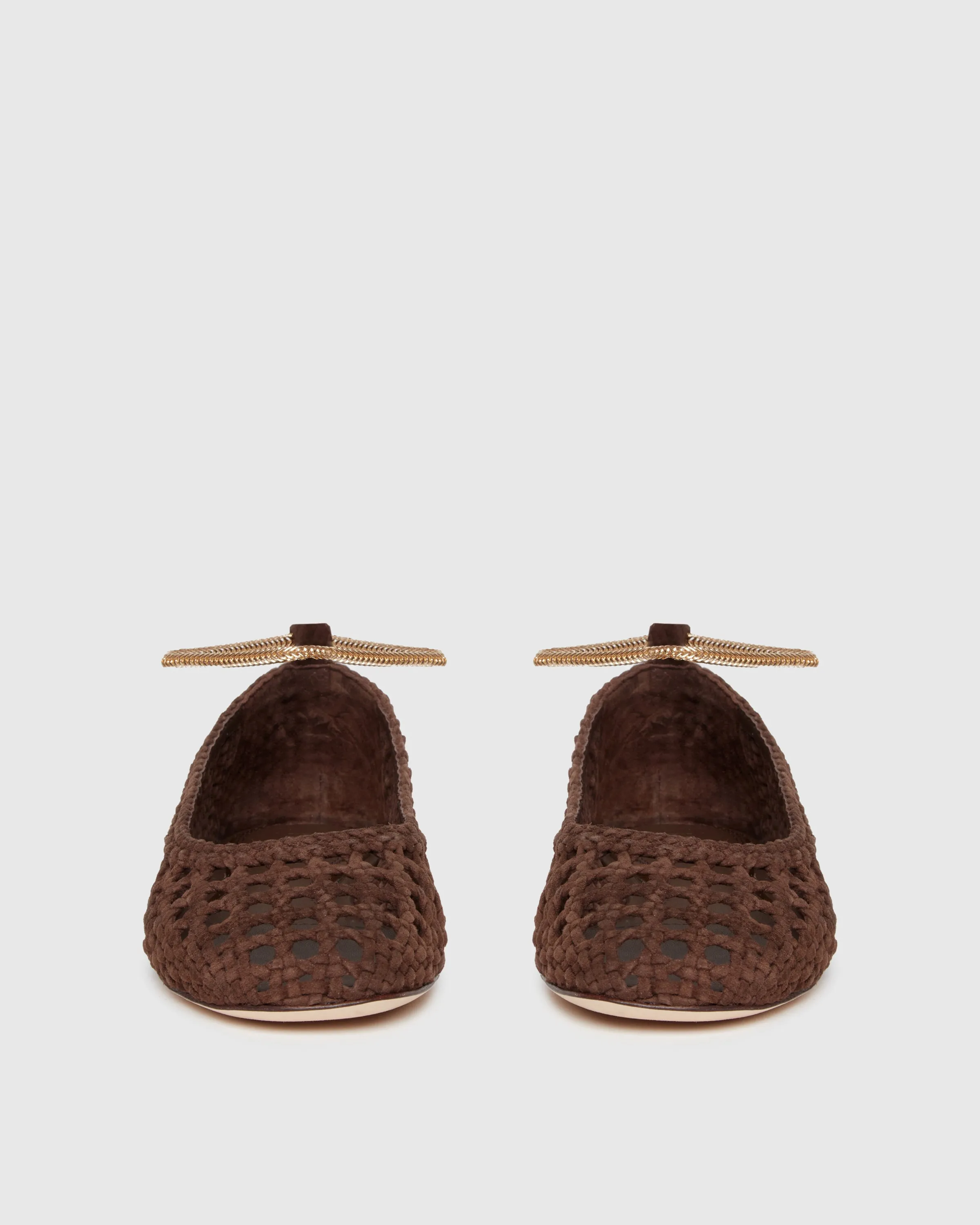 Juliette Flat - Chocolate Suede