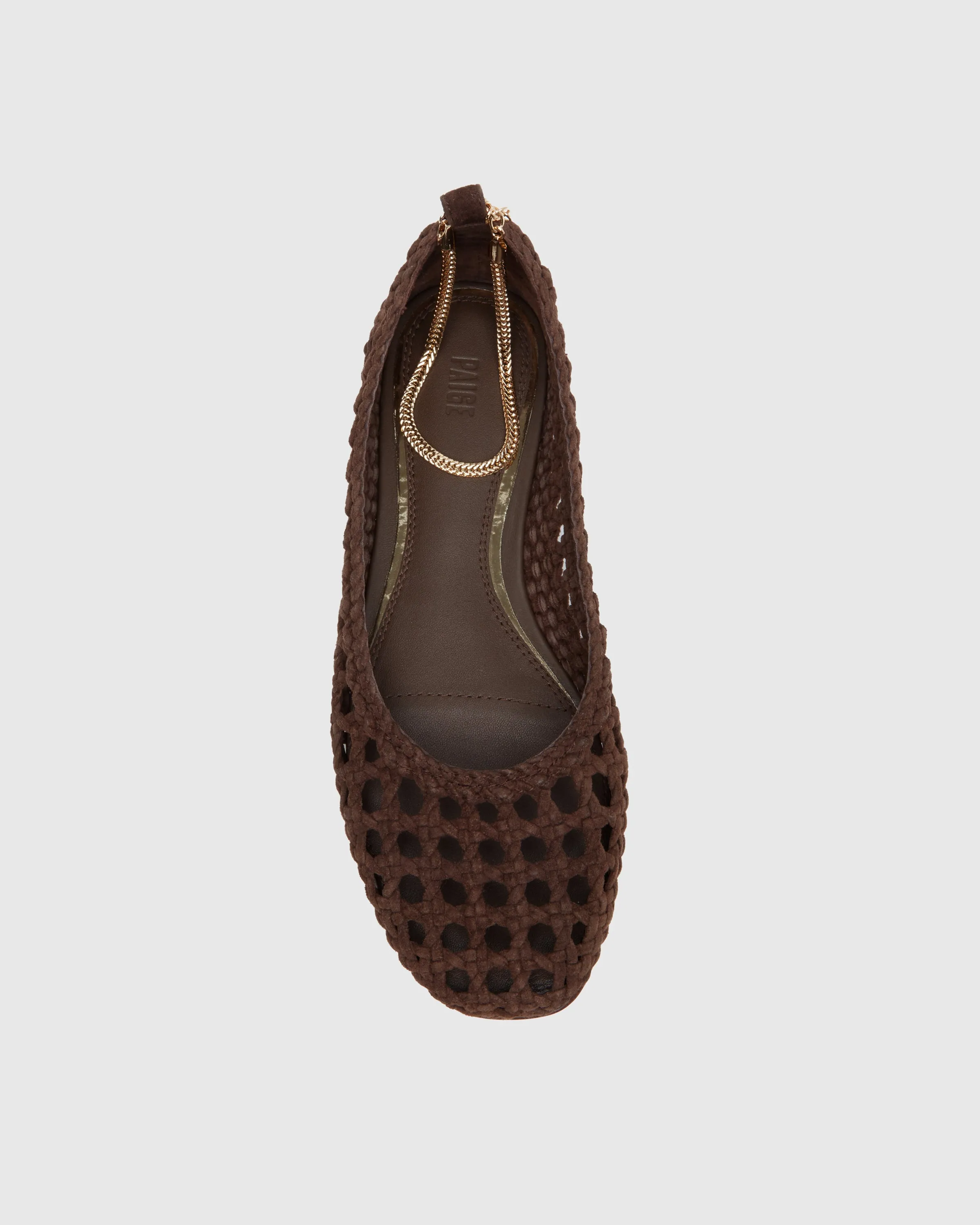 Juliette Flat - Chocolate Suede
