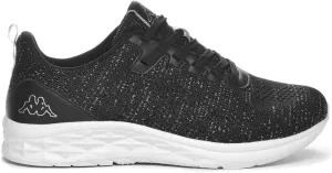 Kappa Women Flip Flop Comfortable and Stylish Trainers, Black Grey Silver, 37 EU