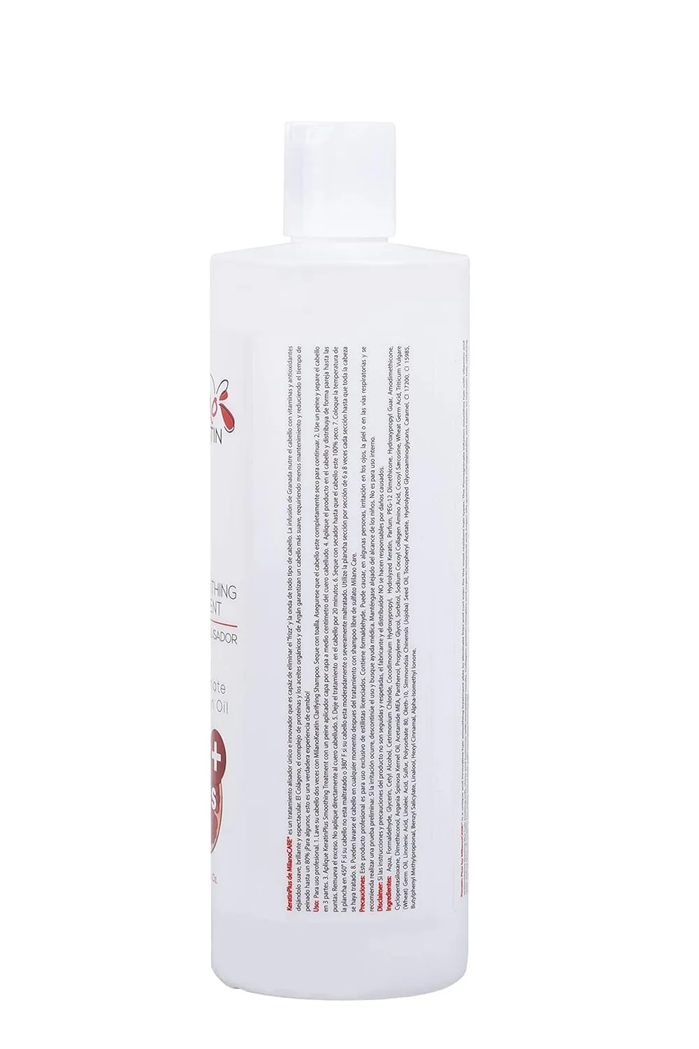 Keratin Hair Smoothing Treatment – Keratin Hair Mask Treatment for Smooth, Silky Hair – Professional Salon Keratin, Jojoba Oil and Amino Acid Hair Care System, Plus , 16 fl oz