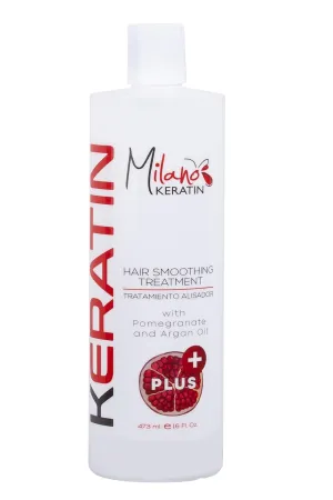 Keratin Hair Smoothing Treatment – Keratin Hair Mask Treatment for Smooth, Silky Hair – Professional Salon Keratin, Jojoba Oil and Amino Acid Hair Care System, Plus , 16 fl oz